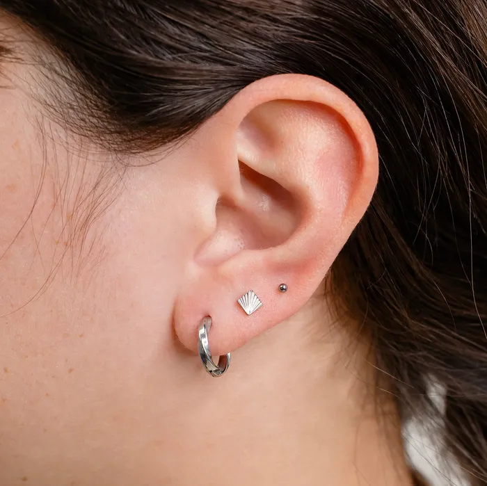 Grayling Earrings Ojai Twisted Locking Sleeper Huggie Earrings Pair