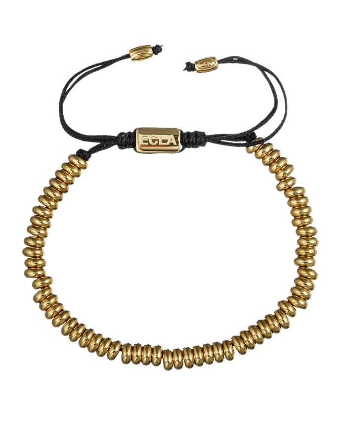 Hugo Rondelle Adjustable Bead Bracelet Eye Candy LA Bracelets