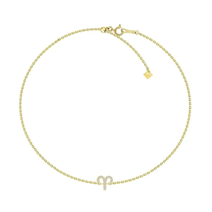 Izakov Diamonds Fine Jewelry Bracelets 18K Gold Zodiac Sign Diamond Bracelet