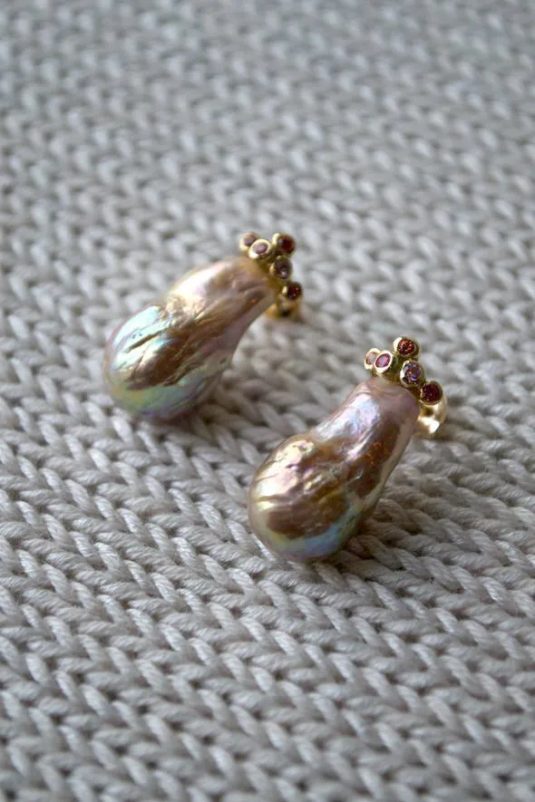 Kimberlin Brown Earrings Crowned Kasumi Earrings
