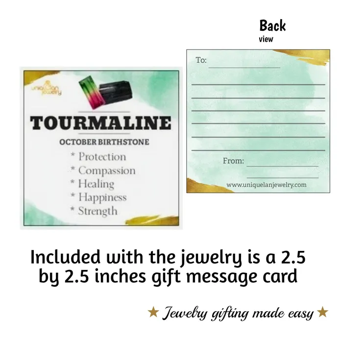 Raw Green Tourmaline Bracelet Ring Set Uniquelan Jewelry Bracelets