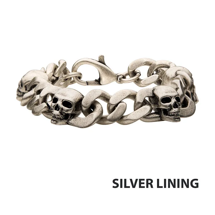 SALESONE Bracelets Inox Silver IP Stainless Steel Bracelet