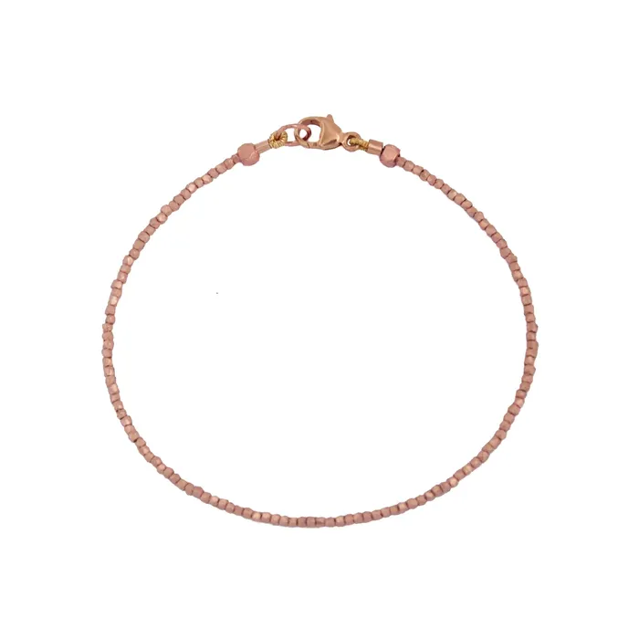 Vivien Frank Bracelets Rose Gold Essential bead bracelet