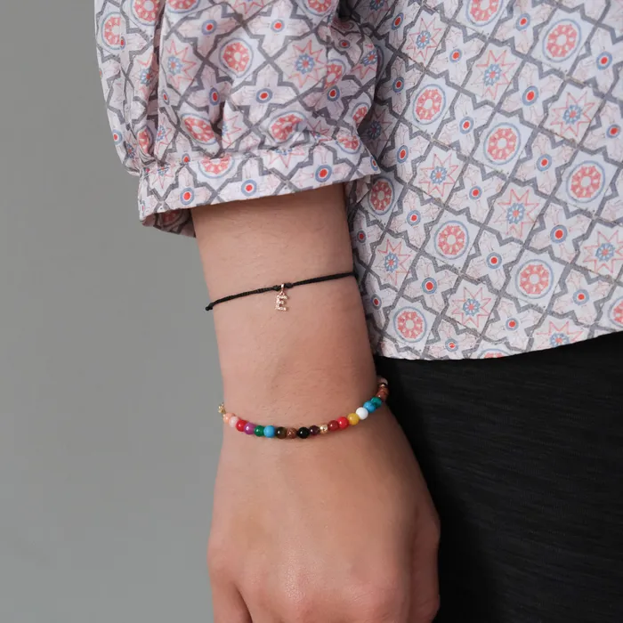 Vivien Frank Rainbow Gemstone Bracelet 14k Bracelets Vivien Frank Rainbow Gemstone Bracelet 14k Bracelets