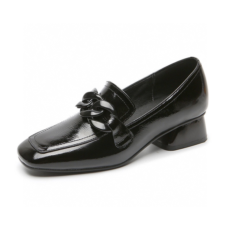 Loafer, Slipper, Businness Schuh Mit Auffälliger Zierkette  |  Damen Slipper Schuhe Damen