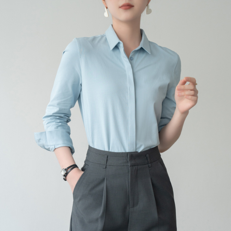 Longbluse, In Unifarbe  |  Damen Blusen Bekleidung Blusen