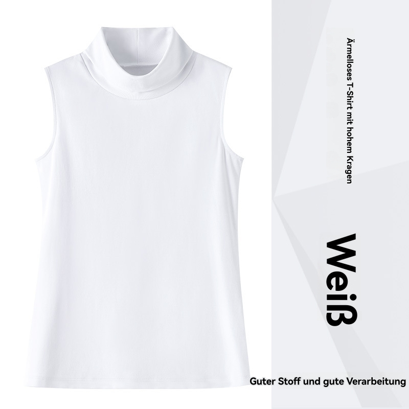 Tanktop, Mit Rollkragen Made In Germany  |  Damen Tops Bekleidung Damen